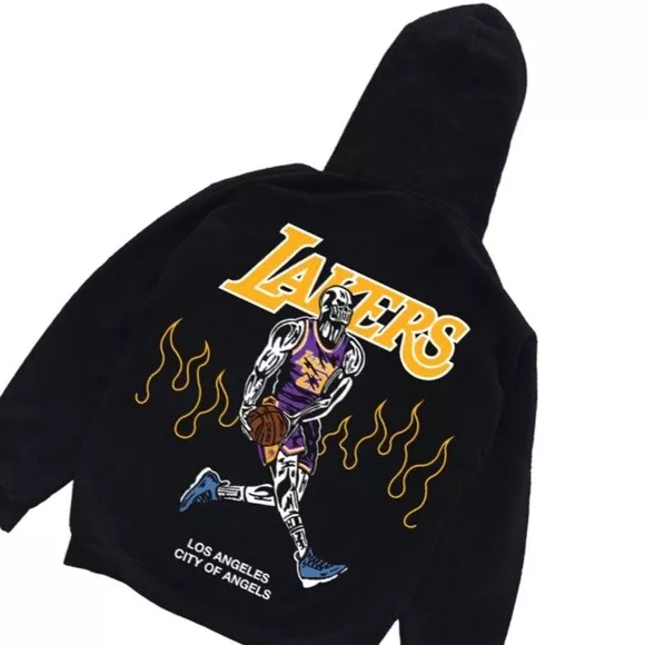 WAREEN LOTAS Lakers LEBRON JAMES *HOODIE City of Los Angeles