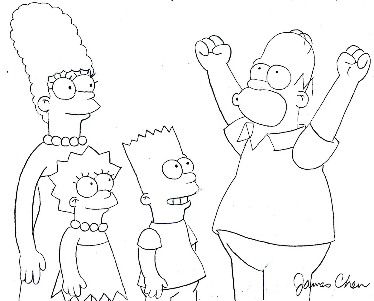 The Simpson character illustration, Bart Simpson Homer Simpson