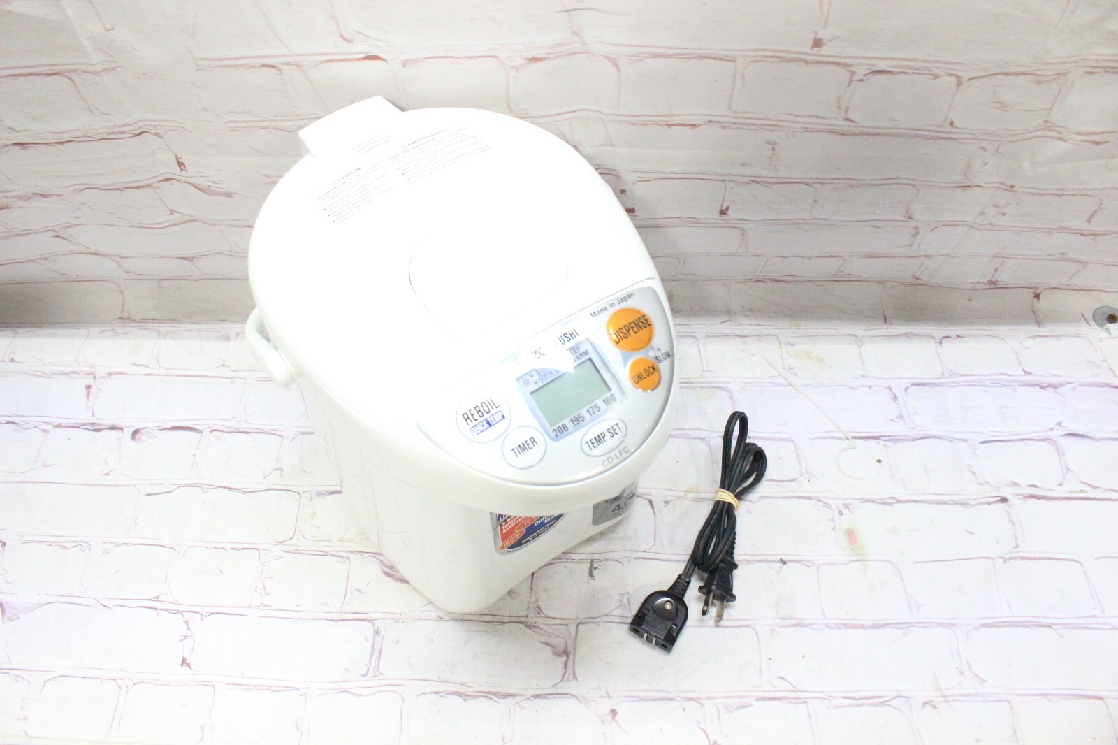 Zojirushi CDLFC40 Panorama Water Tea Boiler and Warmer 135 oz 4 Liter Use eBay