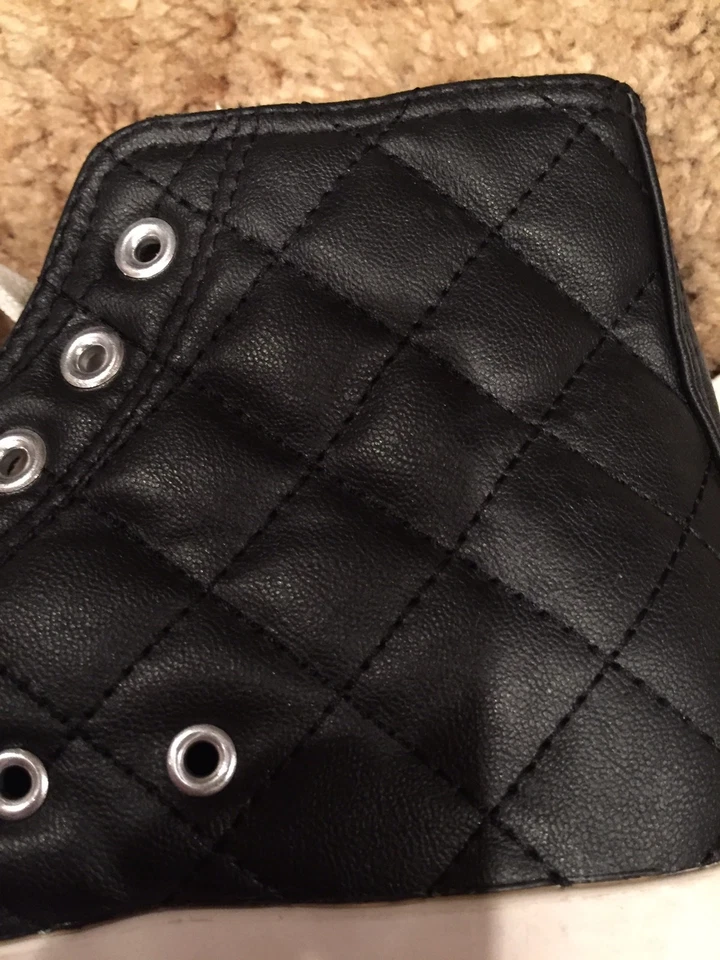 Women's Wild Diva Quilted Design Hi-Top Shoes -6 - Image 4 of 4