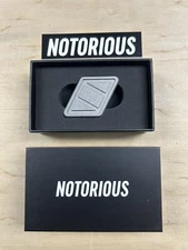 Notorious EDC NFG Worry Stone - Stonewashed Titanium V2