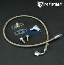 Turbo Oil Feed Line 4G63T DSM VR-4 EVO w/ Garrett T3 T4 2.5mm hole (from filter)