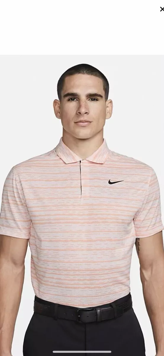 Tiger woods sales pink golf shirt