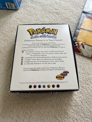 Original 1999 Pokemon Trading Card Game Starter Game Box Mats and Cards - Picture 15 of 15