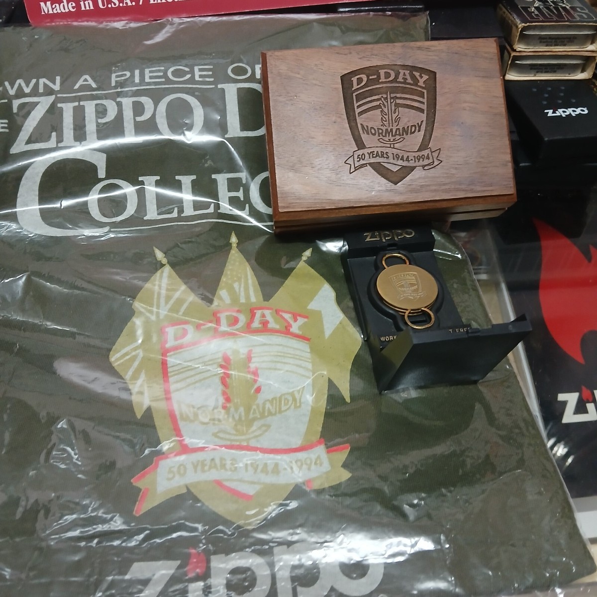 【*！様 ジッポー Zippo D-DAY Normandy ZIPPO D-DAY LOT OF 4 VINTAGE NORMANDY COLLECTION 50th