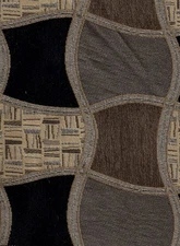 Rainer Charcoal Swavelle Mill Creek Black Brown Gold Upholstery Fabric