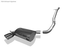  Edelstahl Racing-Komplettanlage ab Kat Audi A3 8P 3.2 V6 quattro 2x90mm