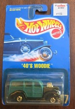1991 Hot Wheels Mattel 40s Woodie Collector 217 New In Package 4316