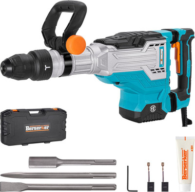 25 lb SDS-Max Demolition Jack Hammer & Ground Rod Driver for 5/8'' & 3/4