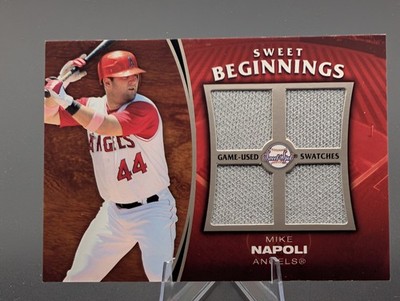 2006 Upper Deck Sweet Spot Update - Sweet Beginnings Swatches Mike Napoli #SW-MN