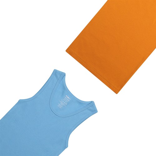 Buyless Fashion Boys Scoop Neck Undershirts Tagless Tank Top White (6 Pack) - Picture 27 of 56
