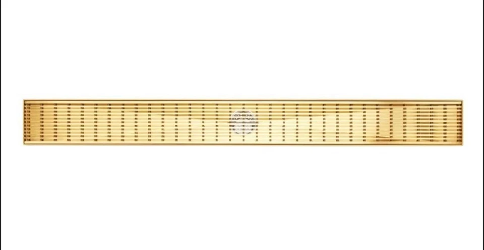 Линейный слив для душа Signature Hardware 48 дюймов Carmen полированная латунь ZA3-H06-48-PB-C - Изображение 4 из 4