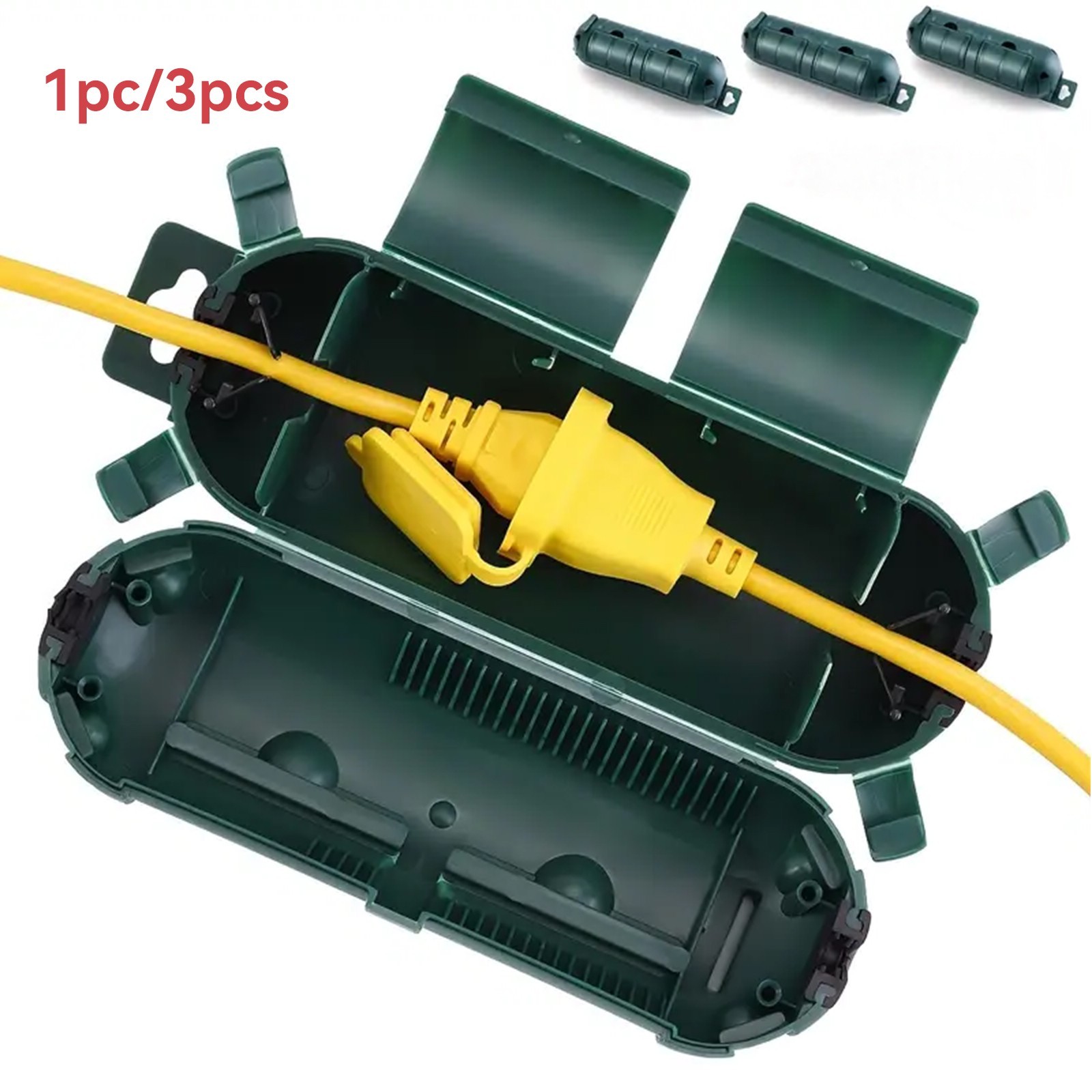 Protector de cable impermeable para exteriores - Caja de conexiones resistente a la intemperie para uso en exteriores