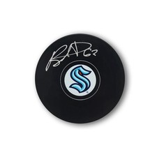 Brandon Montour Autographed Seattle Kraken Hockey Puck