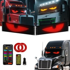2PC Devil Eyes LED Lights for 23.6 x 4.71 in, Neon, Color-changing