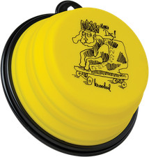 KROOKED KING DOG BOWL YEL/BLK