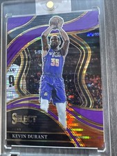 2023 Panini Select #202 Kevin Durant Pulsar Neon Purple FOTL Prizms