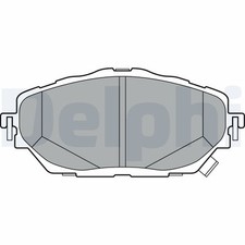 DELPHI LP3378 Kit de plaquettes de frein, frein à disque pour TOYOTA