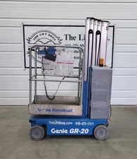 Electric Vertical Mast Lift 2016 Genie GR20 20' Manlift Skyjack JLG