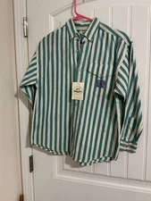 VINTAGE VAN HEUSEN 417 BUTTON DOWN YOUTH SIZE M LONG SLEEVES SHIRT