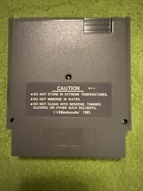 Q-Bert Q*Bert Nintendo NES Cartridge Game and Manual Tested