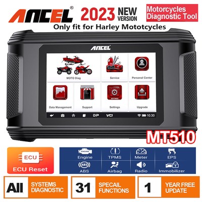 ANCEL MT510 Motorrad Diagnosegerät Profi OBD2 Diagnosegerät Scanner Für Harley