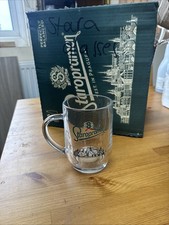 Staropramen Beer Pint Glasses