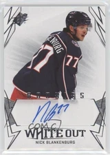 2022-23 SPx White Out Rookie Auto Nick Blankenburg #WOR-NB Auto RC