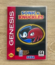 GAME CASE ONLY - Sonic Knuckles Sega Genesis, 1994 - No Game Cart Included