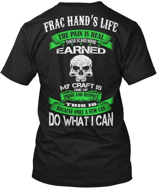 Camiseta Frac Hand Orgullo y Respeto Manos Life Pain Is Hecha en EE. UU. Talla S a 5XL