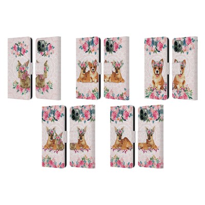 MONIKA STRIGEL FLOWER FRIENDS 2 LEATHER BOOK WALLET CASE FOR APPLE iPHONE PHONES