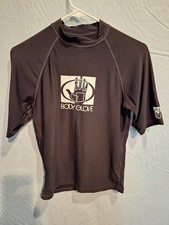 Body Glove Wetsuit Basic Fitted Short Arm Rash Guard Size Small Juniors Black