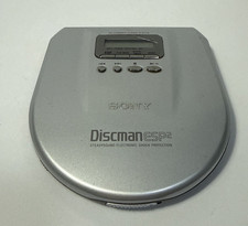 Sony Discman ESP2 Portable Personal CD Player Silver D-E775 Shock Protection