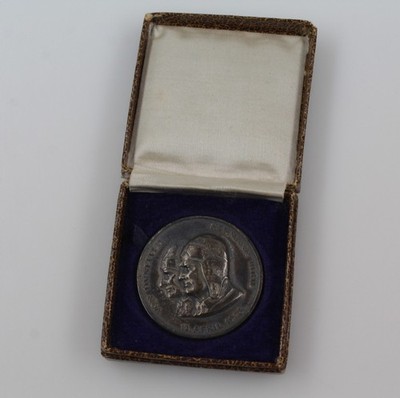 Medaille Transatlantikflug Bremen von Hünefeld Hermann Köhl 1928 Silber 900