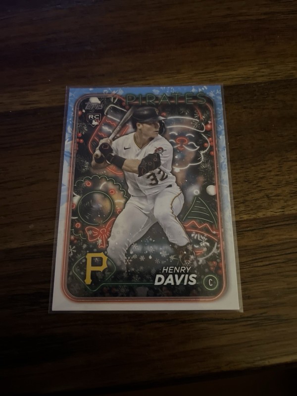 2024 Topps Holiday - Henry Davis #H187 (RC)