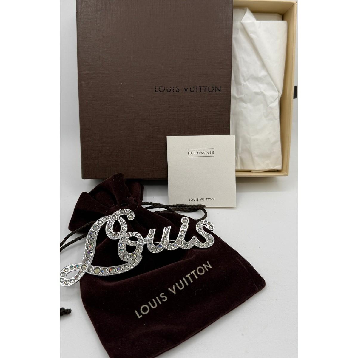 Louis Vuitton クリスタルブローチ　ノベルティ Louis Vuitton Oversized 