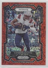 2023 Panini Prizm Rookies Red Sparkle Prizm Kayshon Boutte #370 4l3