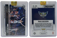 2025 Panini Instant WNBA #285 Paige Bueckers Dallas Wings Rookie Card (RC)