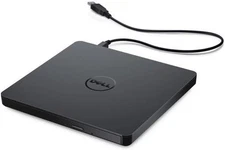 Dell USB Slim DVD +/- RW Drive DW316 - Plug and Play, 8 Watt Power Consumption, 