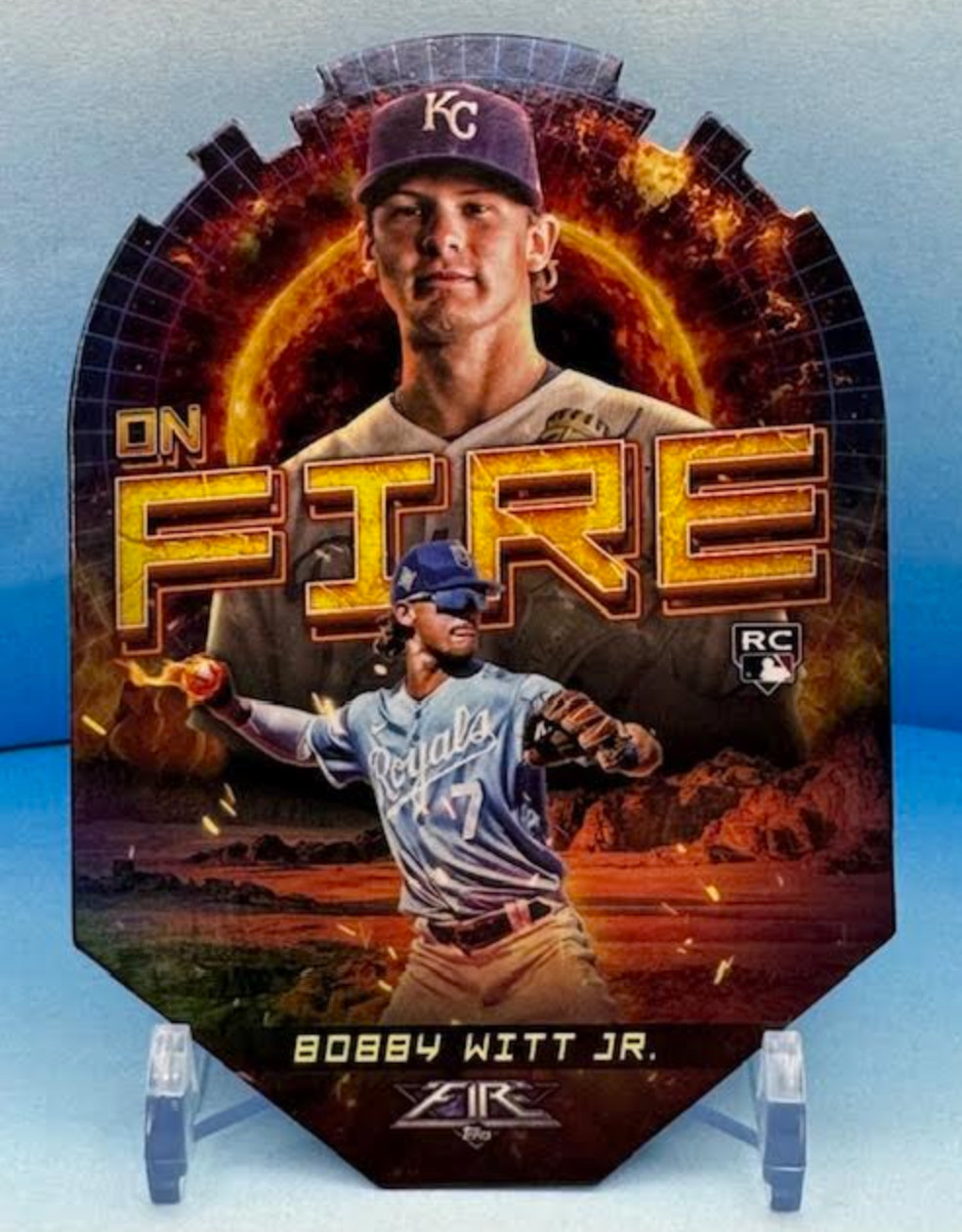 2022 Topps Fire - En Fuego Bobby Witt Jr. #EF-29 RC Rookie All-Star $$$
