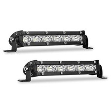 7 Inch Single Row Led Light Bar Pods - Ultra-Slim 60W 10000 Lumens Waterproof...