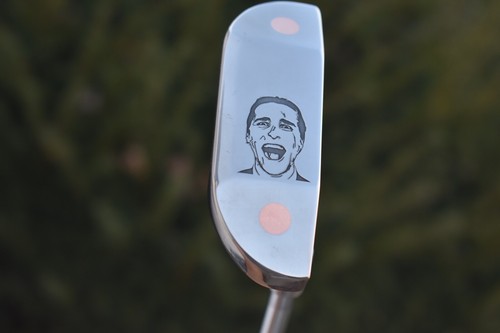 Custom Milled Boutique AM. PSYCHO Engraved Putter / Polished / RH Blade 33.25" - Picture 15 of 21