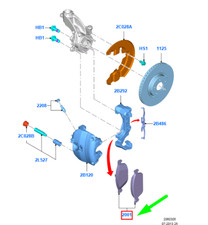 Plaquette de frein Ford TOURNEO CONNECT