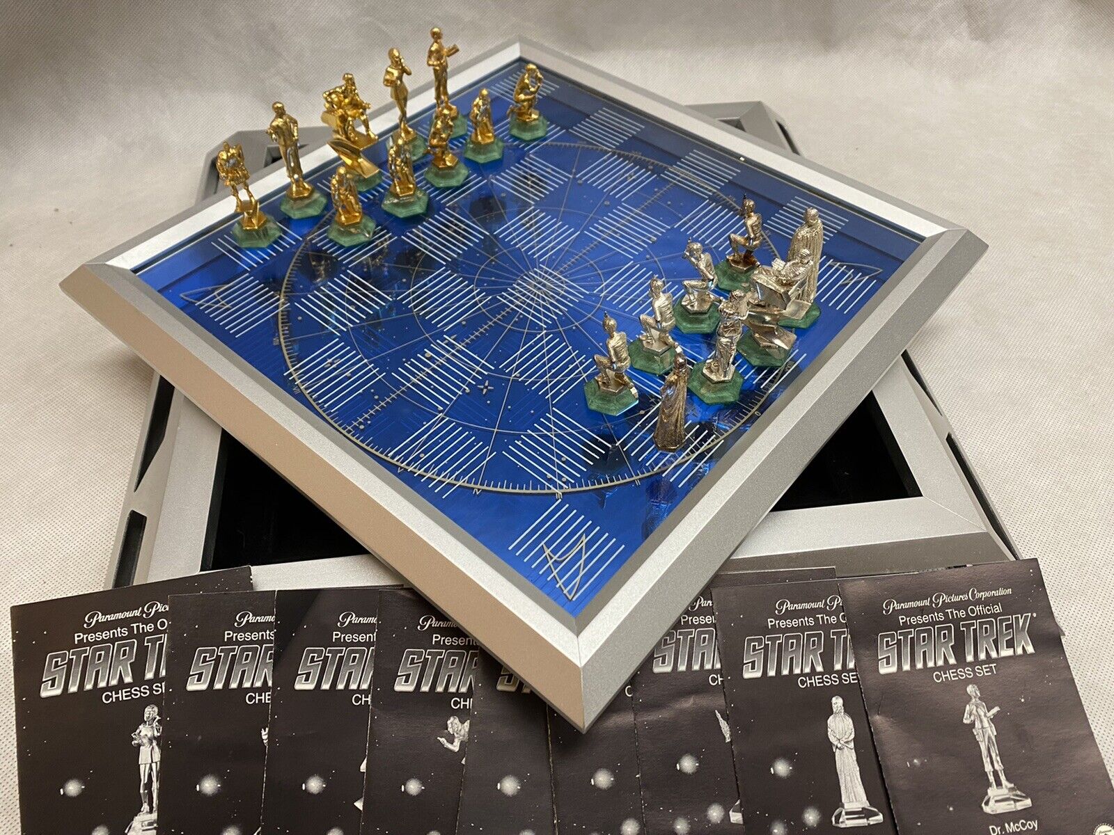 Star Trek Chess  Star trek chess, Chess board, Star trek