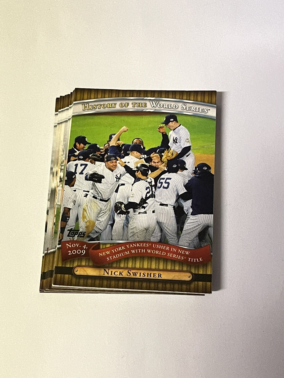 2010 Topps History of the World Series Singles You Pick