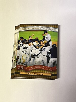 2010 Topps History of the World Series Singles You Pick