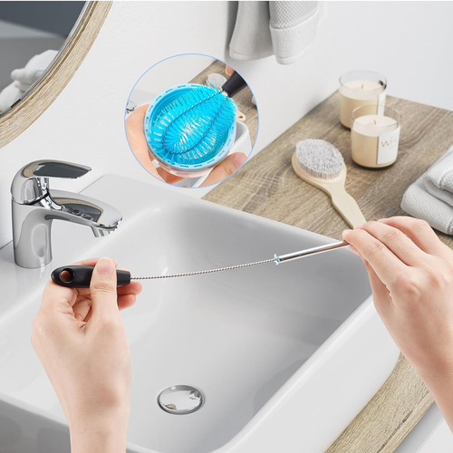 Water Bottle Brush Set, Long Handle 3-In-1 Stainless Steel Water Bottle Scrubbin - 第 6/10 張圖片