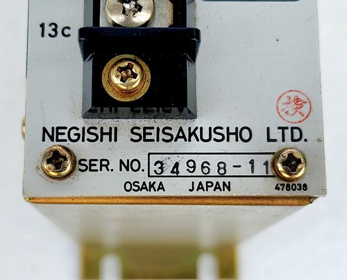 NEGISHI SEISAKUSHO SRD 46111-003601 AC 110V 60Hz OVER SPEED RELAY #3 - Picture 3 of 5