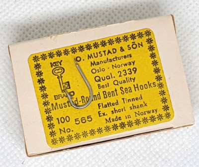 MUSTAD Angelhaken - Ref. 2339 - Nr. 565 - 100 Stück - FG400
