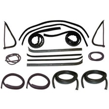 Window Channel & Felt Sweep Belt & Door Seal Kit for 73-79 Ford Pickup Trucks 